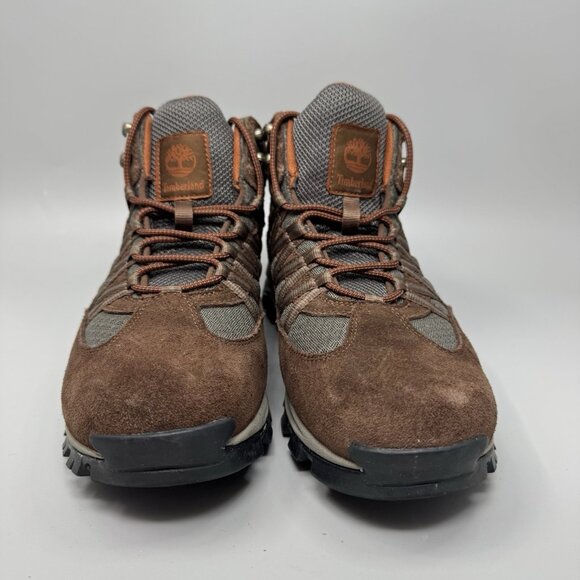 Timberland Mt Maddsen Mid Hiker Brown Leather Boots Mens Sz 10 main image 6